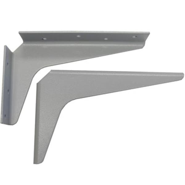 A & M Hardware A & M Hardware Am1218 G 12 In. X 18 In. Work Station Brackets - Gray AM1218 G - main